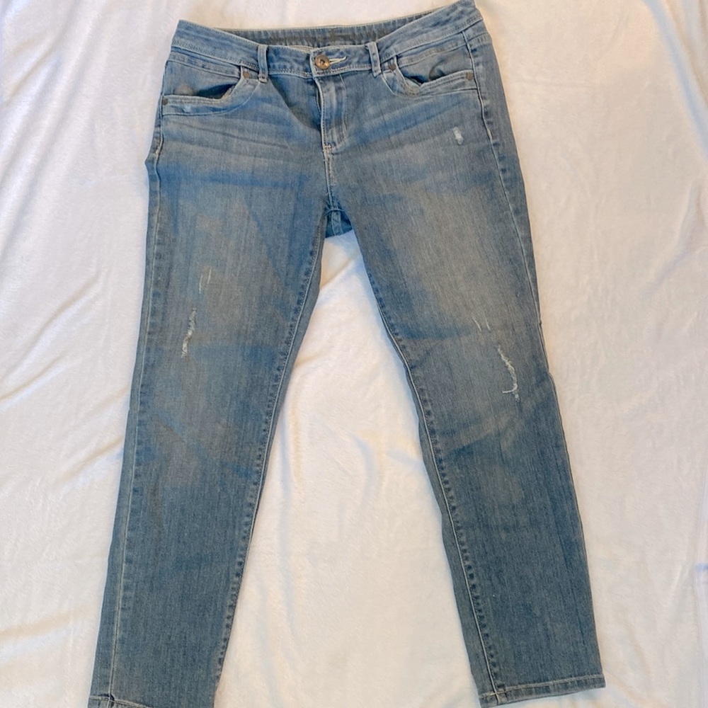 Simply Vera Vera Wang skinny ankle jeans sz 6